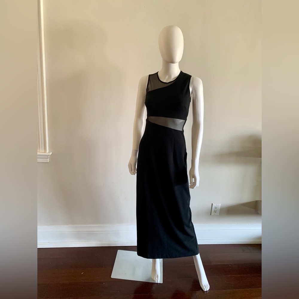 Vintage Laura Petite Formal Dress in Black